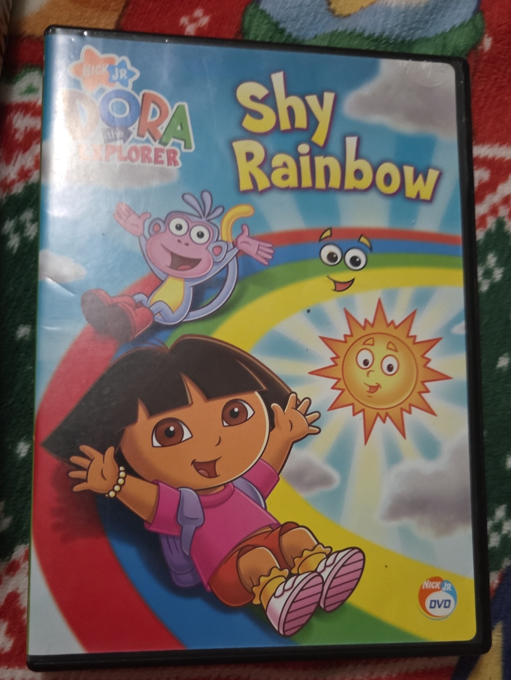 🍿2 For $8🍿Dora the Explorer Shy Rainbow Kids DVD - Pink, Yellow, Blue